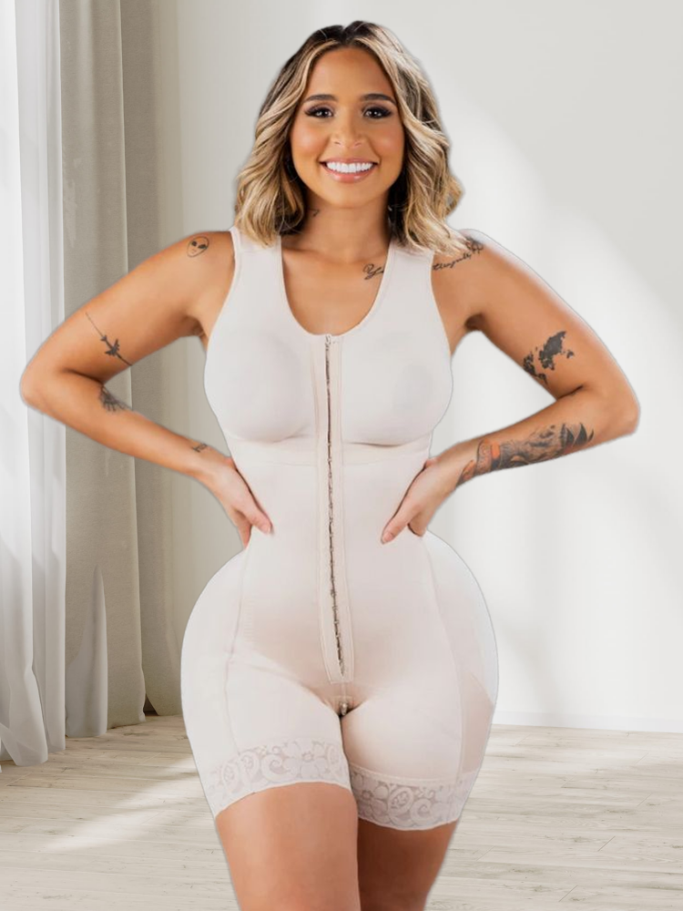 Fajas Colombianas Post Surgery Shapewear Compression Slimming Girdle Woman Flat Stomach Lace Shaper Shorts Bodyshaper