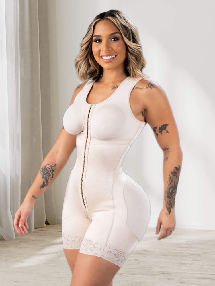 Fajas Colombianas Post Surgery Shapewear Compression Slimming Girdle Woman Flat Stomach Lace Shaper Shorts Bodyshaper