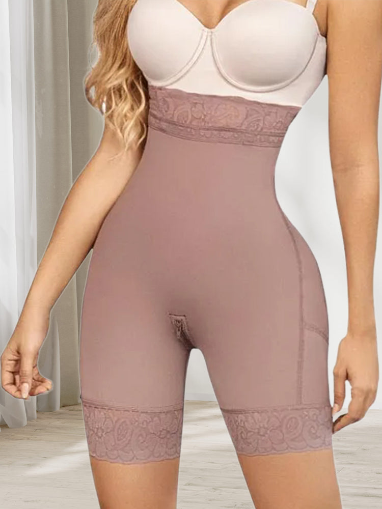 High Waist Tummy Control Underwear Butt Lifter Lace Panties