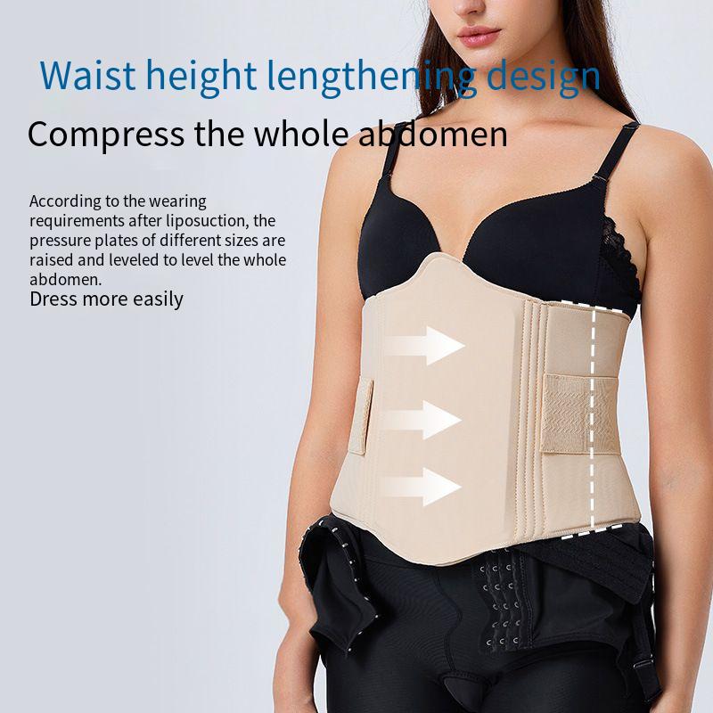 Waist and Abdomen Compression Plate Belt After Liposuction