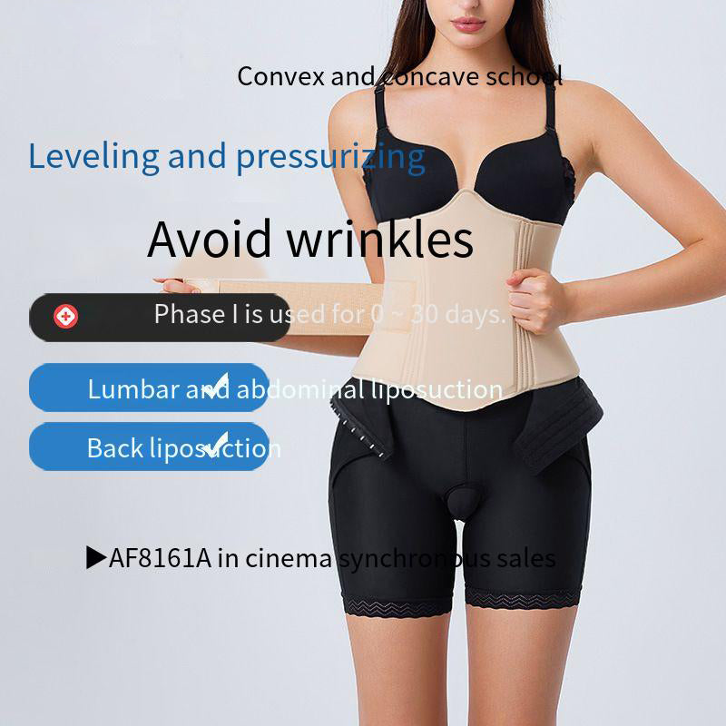 Waist and Abdomen Compression Plate Belt After Liposuction