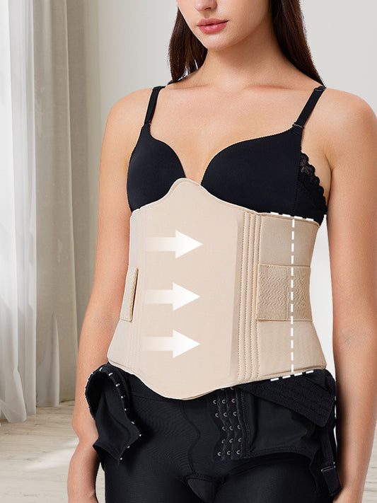 Waist and Abdomen Compression Plate Belt After Liposuction