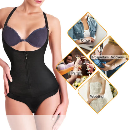 Sexy Butt Lifter Full Body Shaper Tummy Control Fajas Colombianas Shapewear Waist Trainer Bodysuit Open Shapewear